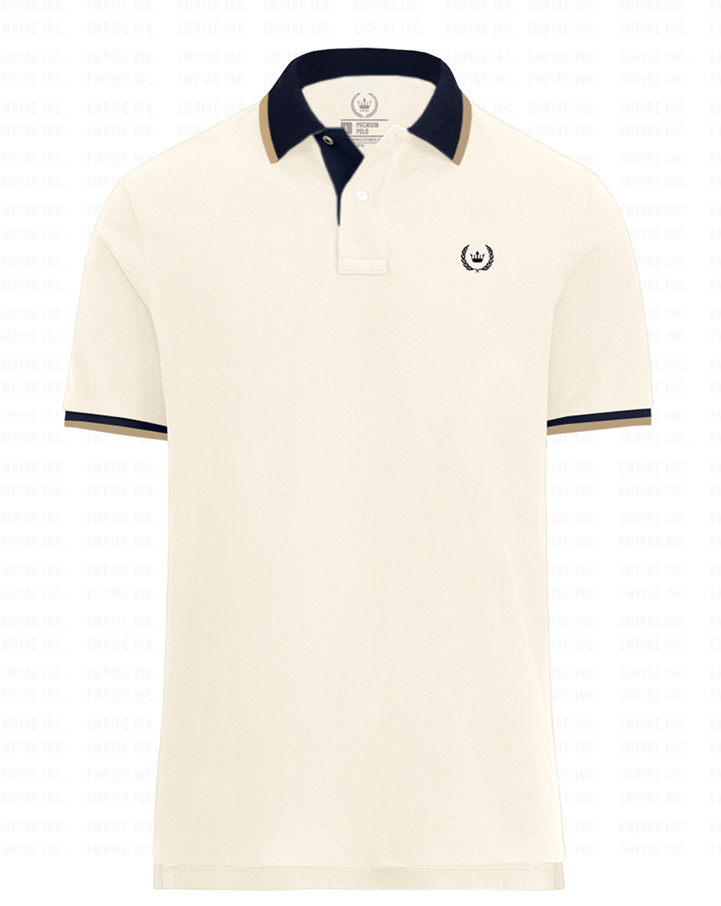 British Ivory Champagne Old Money Polo
