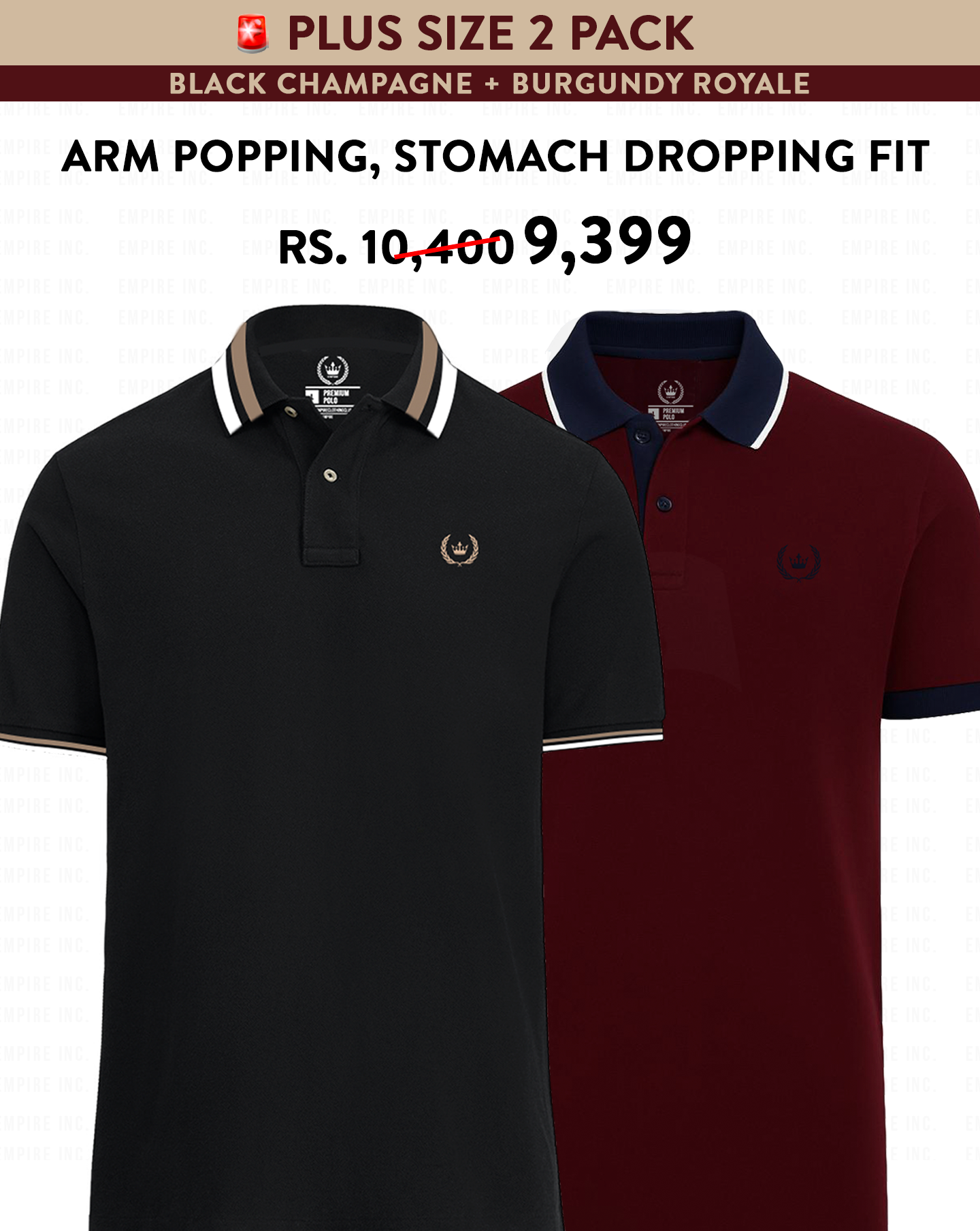 Burgundy and Black Champagne 2 Pack