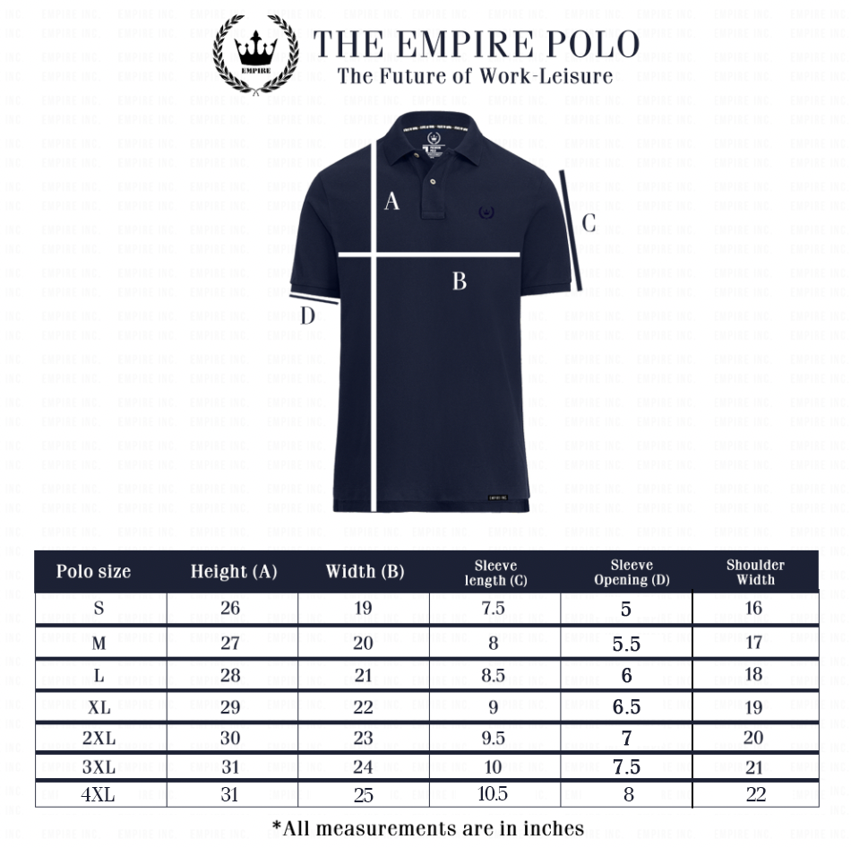 Navy Champagne Polo