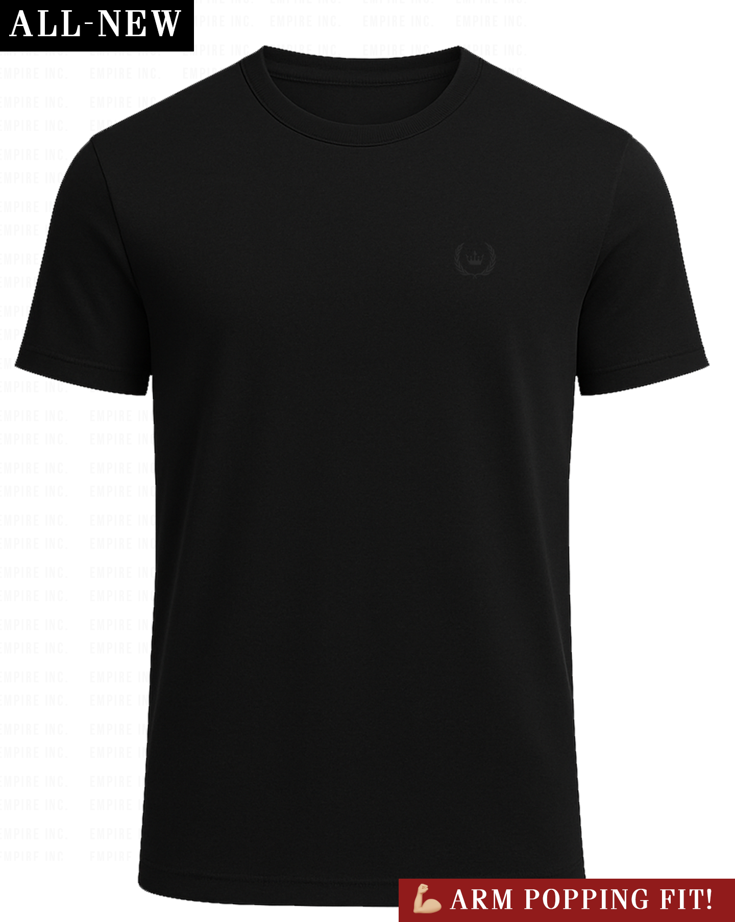 Santorini Black Crew Neck