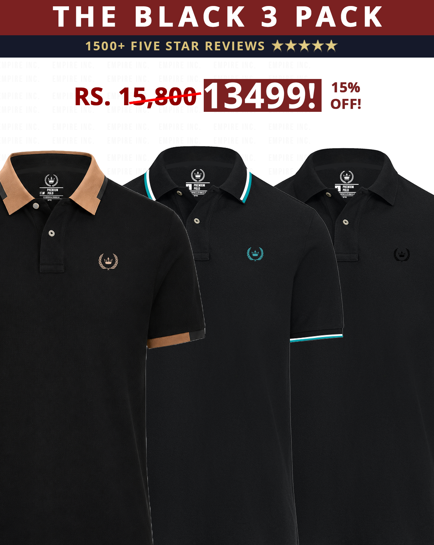 The Black 3 Pack