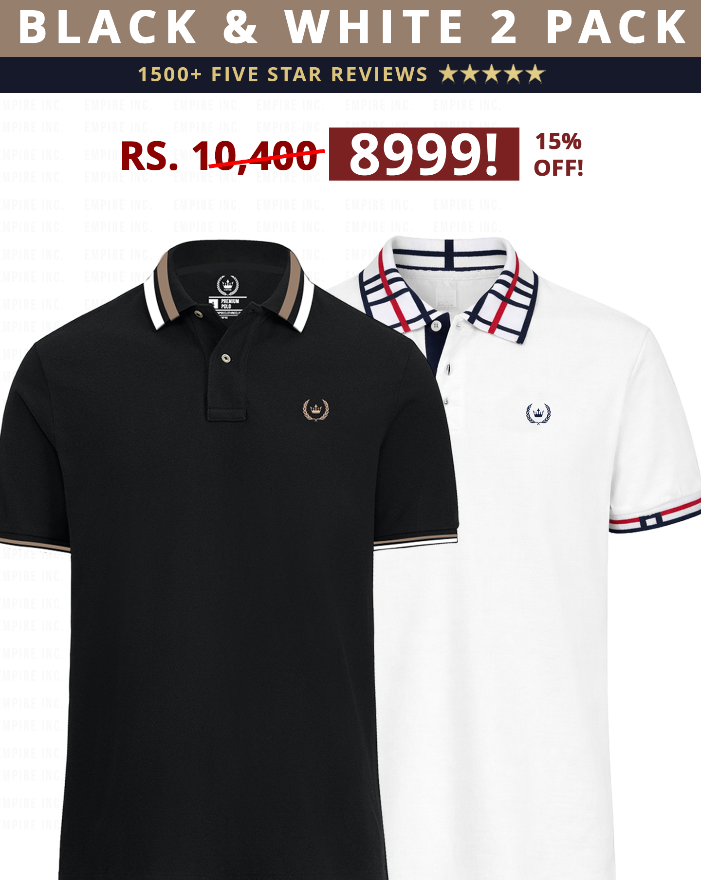 Black & White 2 Pack