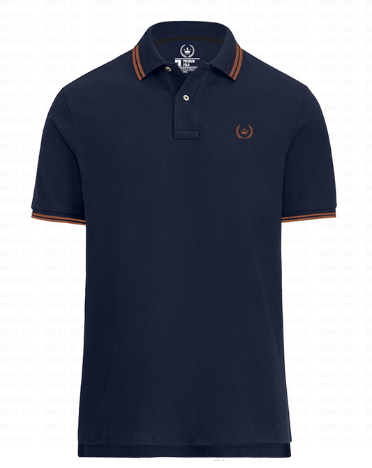 Duke's Navy & Copper Polo