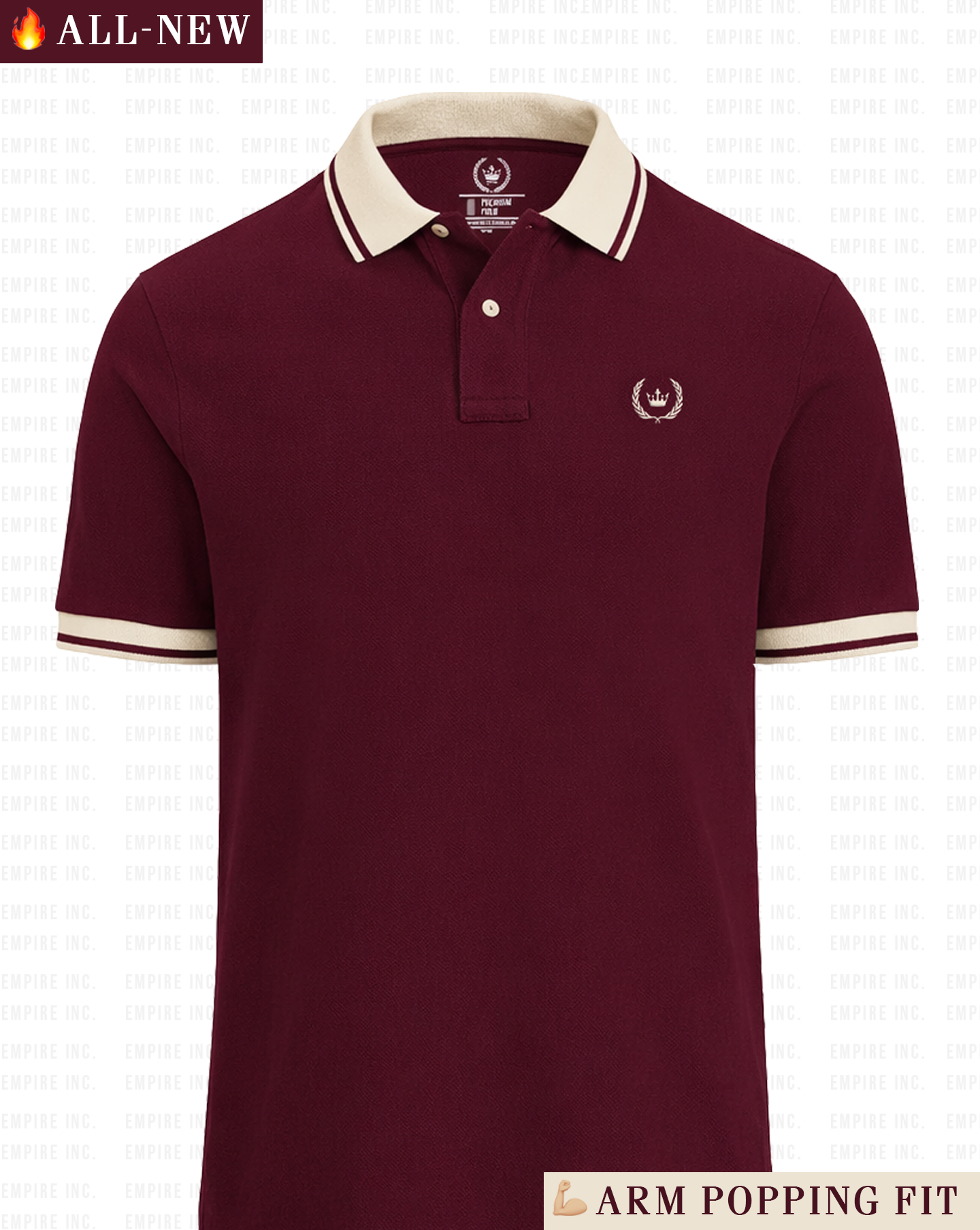 The Burgundy Heritage Polo