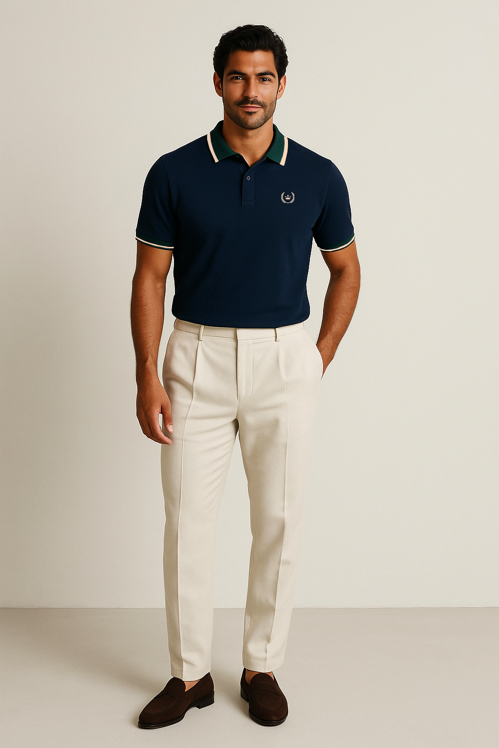 Navy Heritage Homme Polo