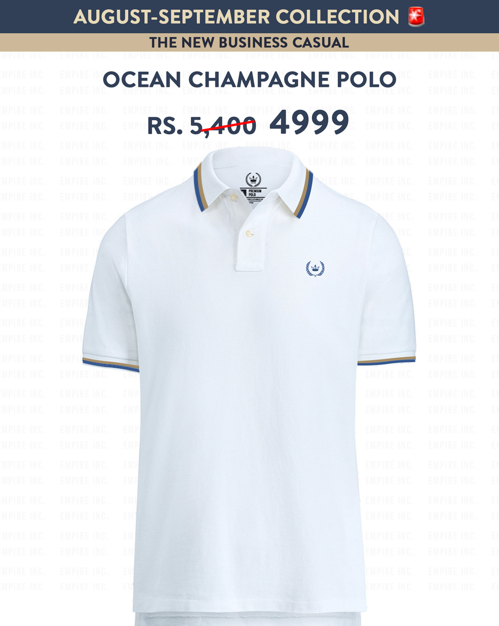 Ocean Champagne Polo