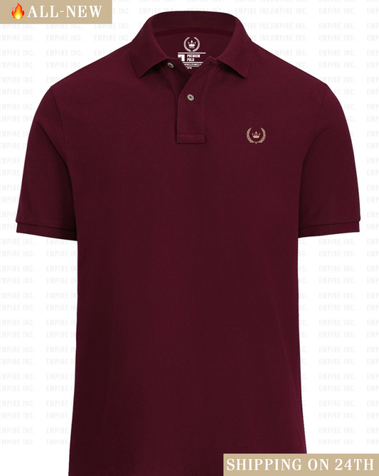 Classic Burgundy Champage Polo