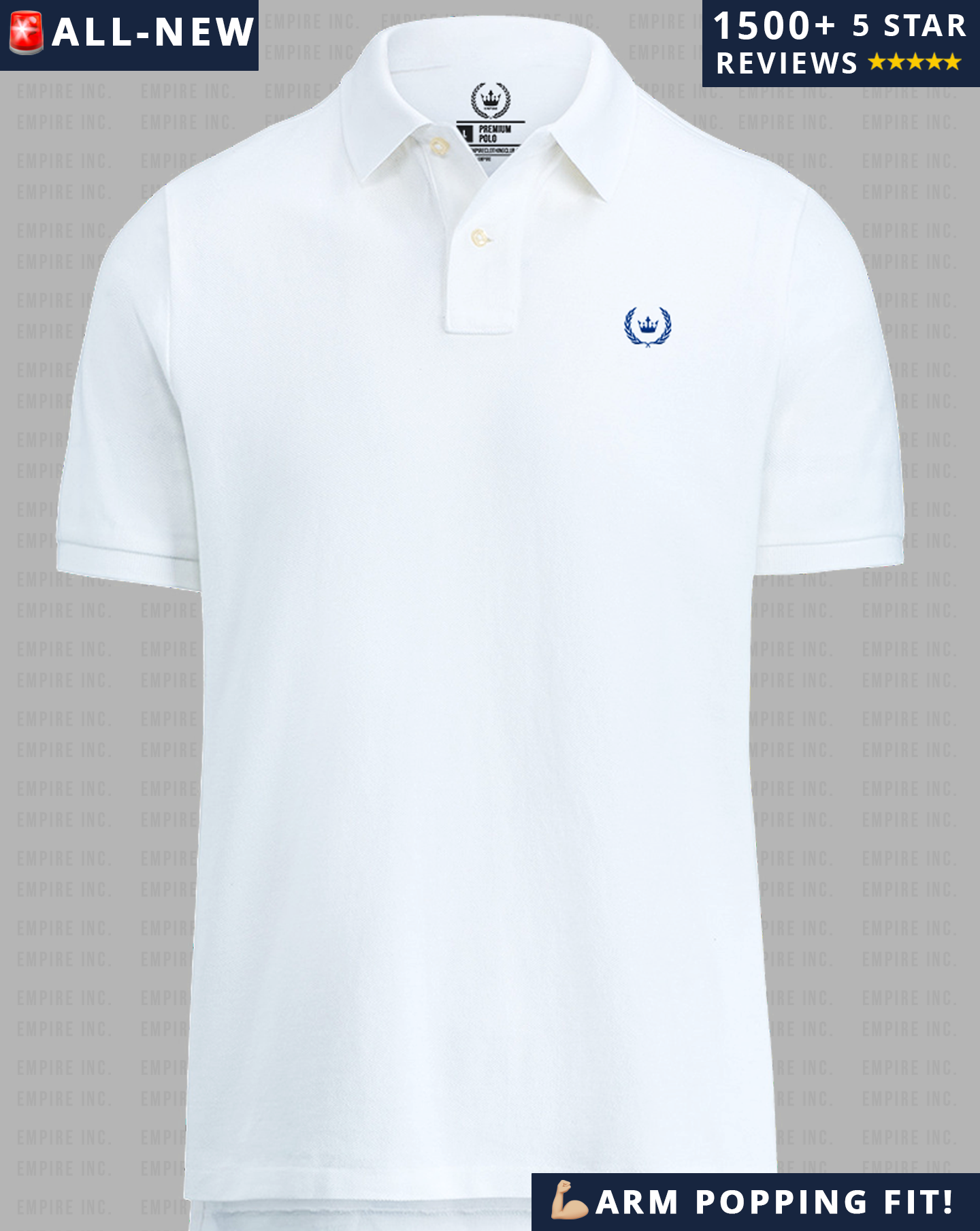 Oxford White Classic Polo