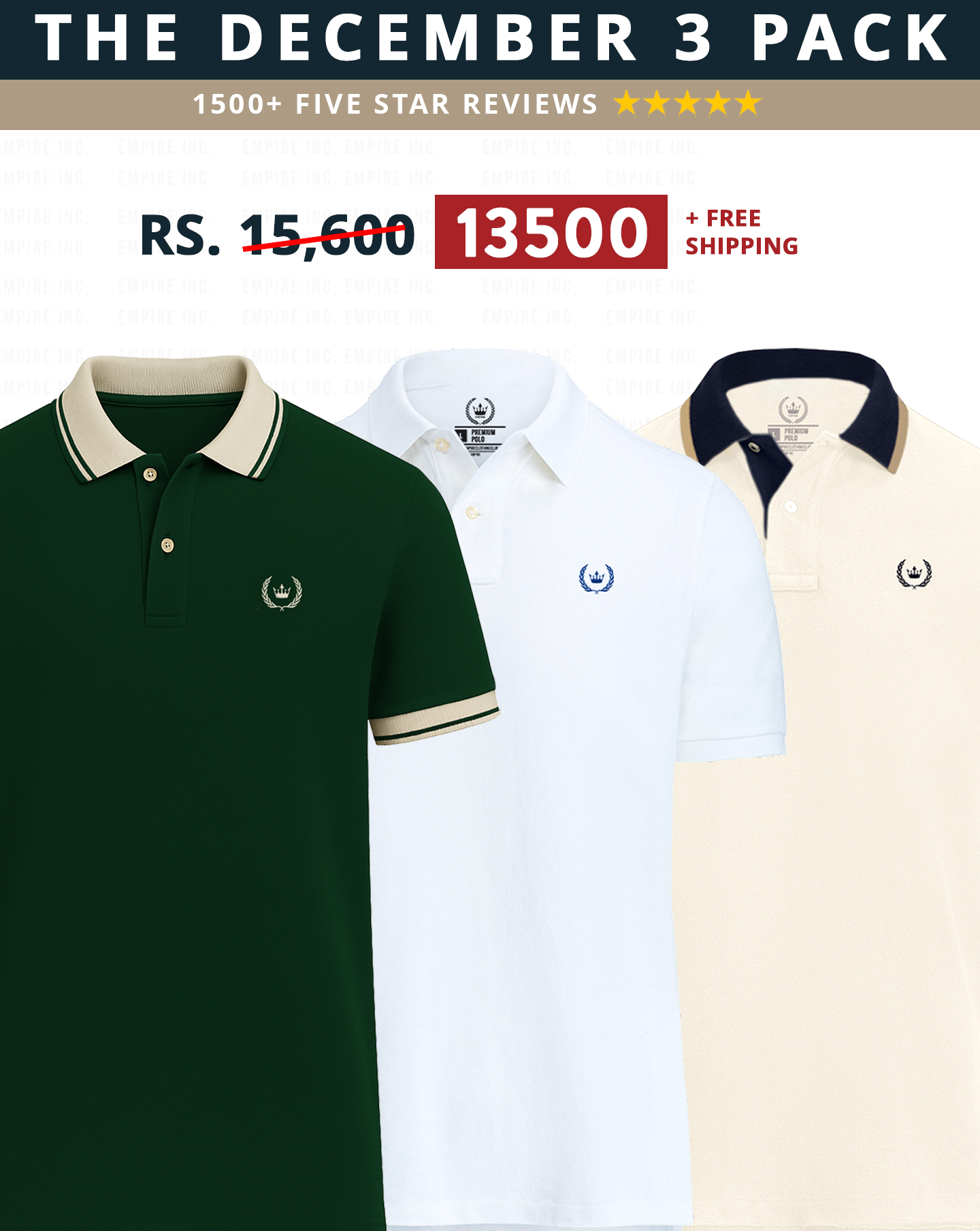 Oxford Polo 3 Pack