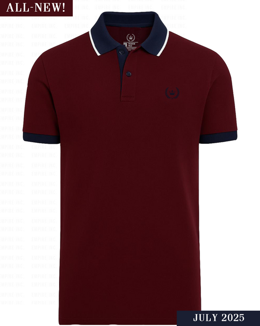 The Royale Burgundy Polo