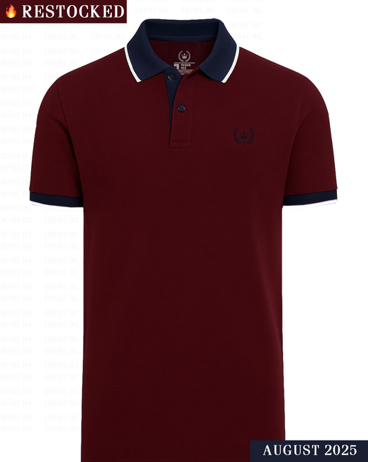 The Royale Burgundy Polo