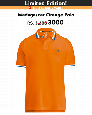 Madagascar Orange Polo