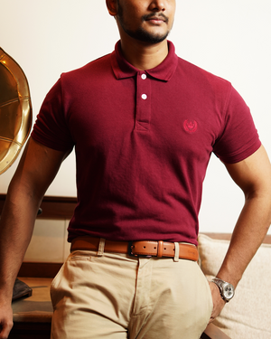 Classic Maroon Polo