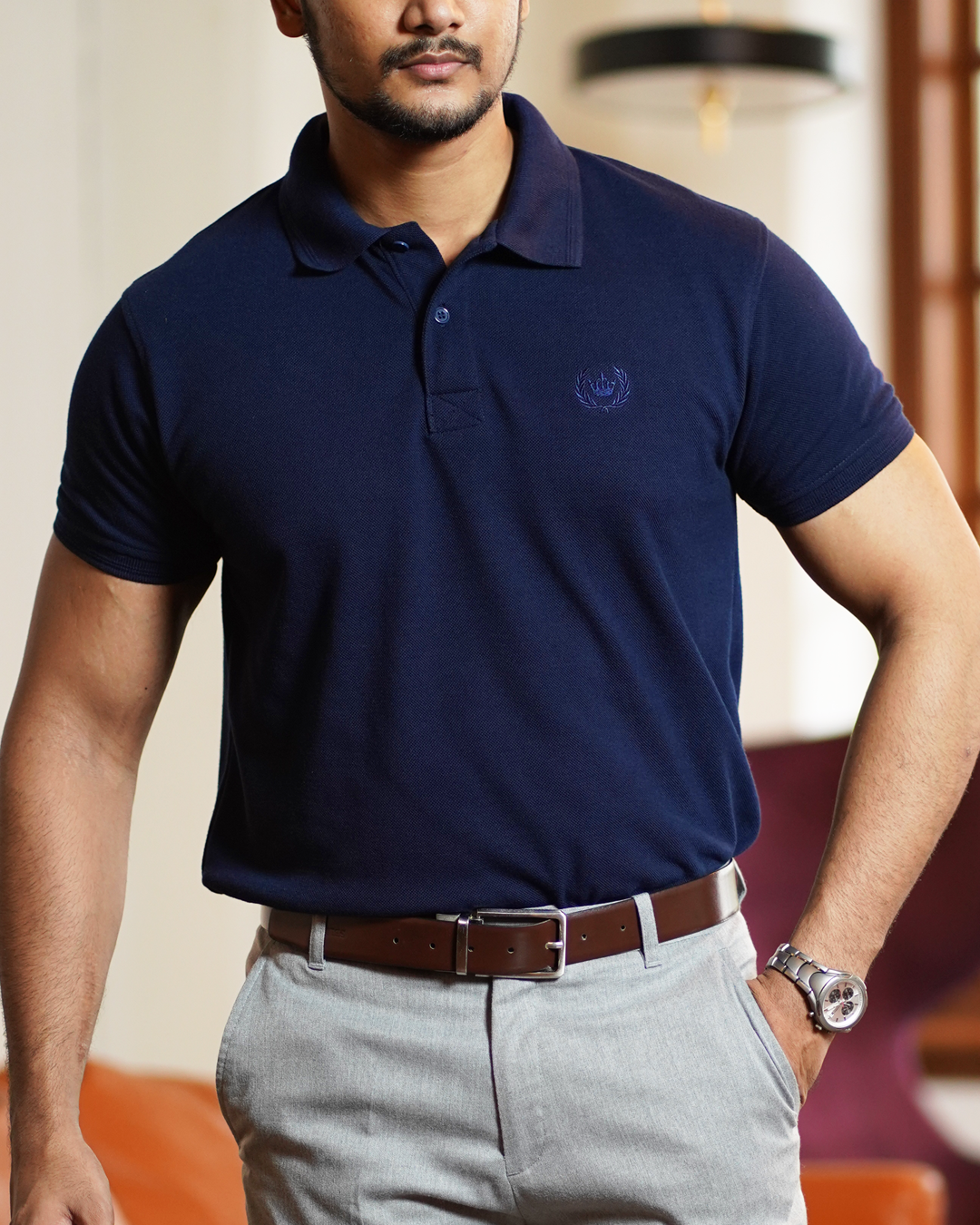 Classic Navy Polo