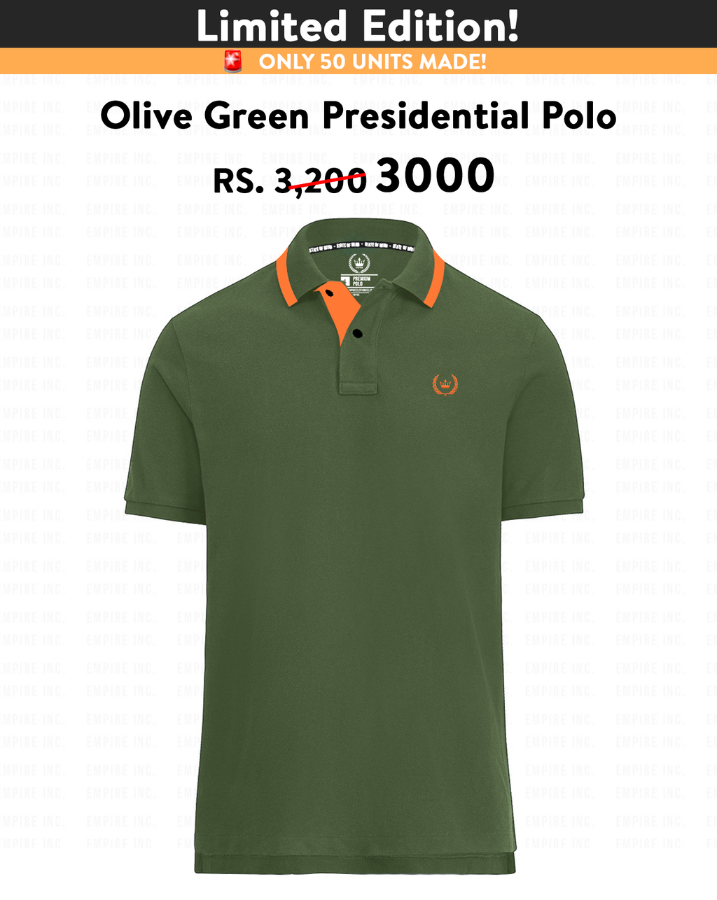 Olive Green Presidential Polo
